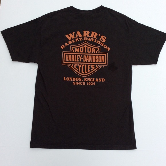 Harley Davidson T-ShirtWarr's Motorcycle London En - Picture 6 of 8